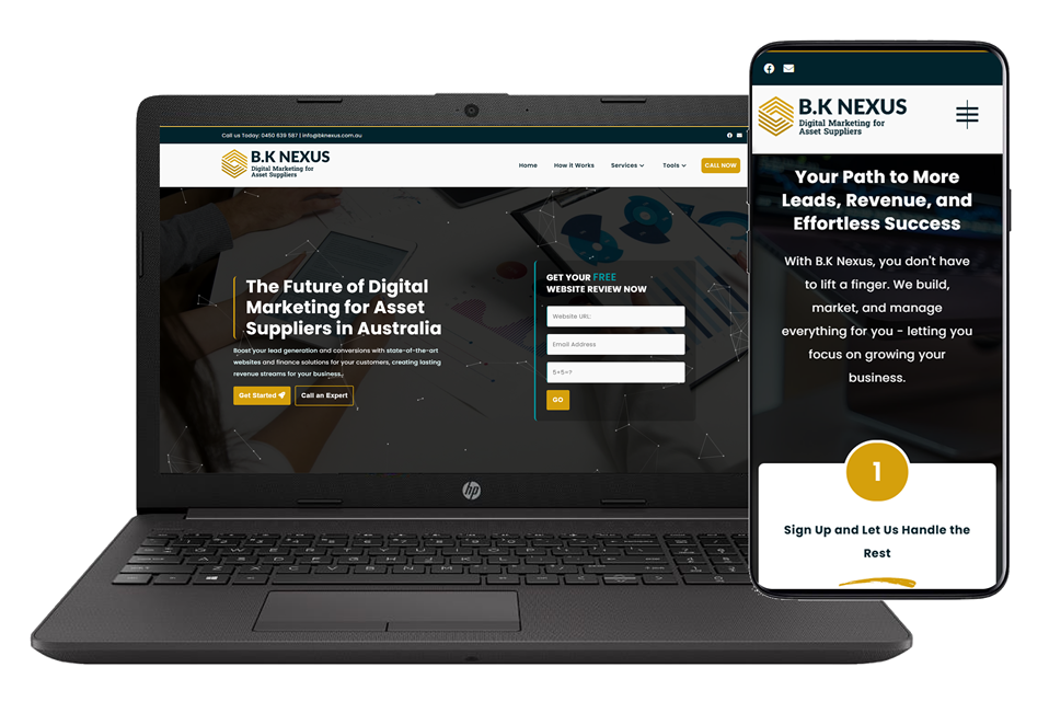 Website Design Example 2