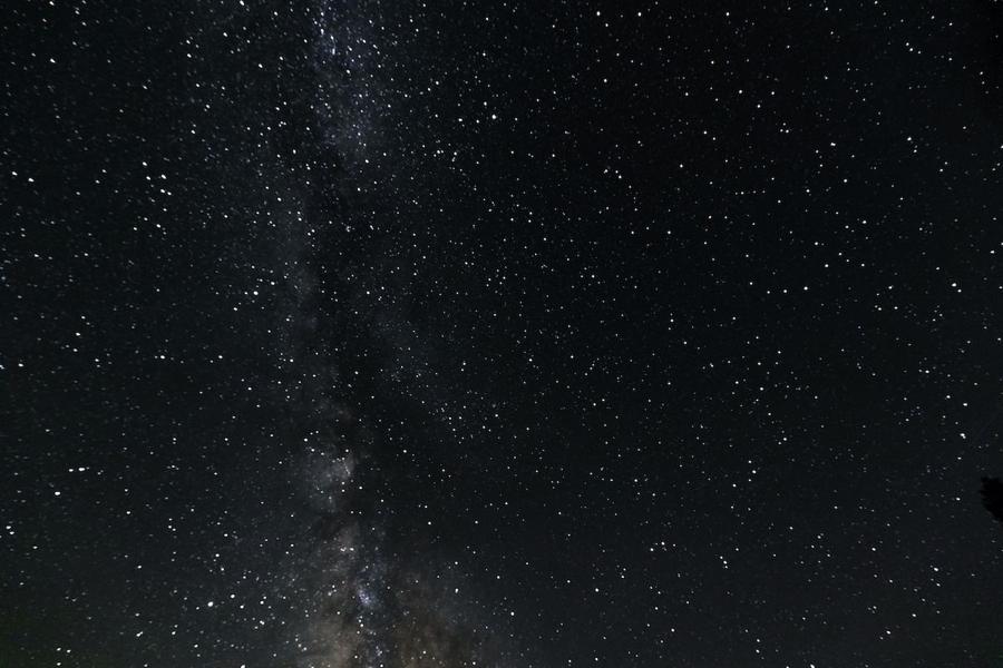 The starfield backdrop
